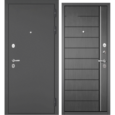 BUIDOORS 90 MP Антик титан-ясень графит ФЛ-142